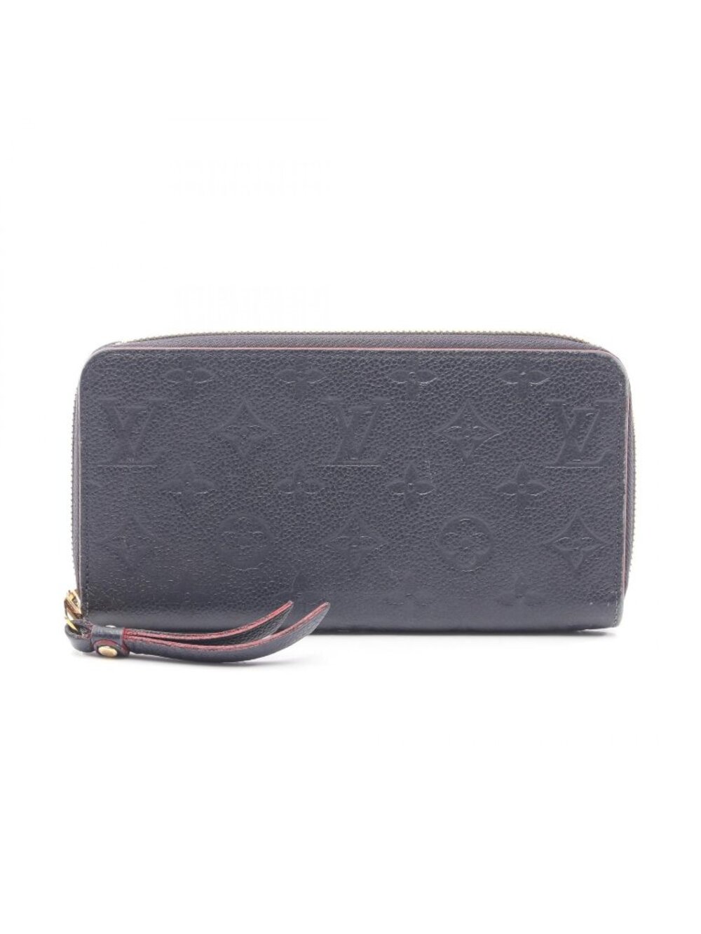 Louis Vuitton Round Wallet Zippy Monogram Empreinte Marine Leather - Picture 1 of 9